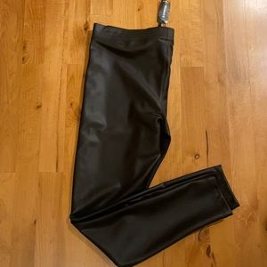 Large Express faux leather leggings
